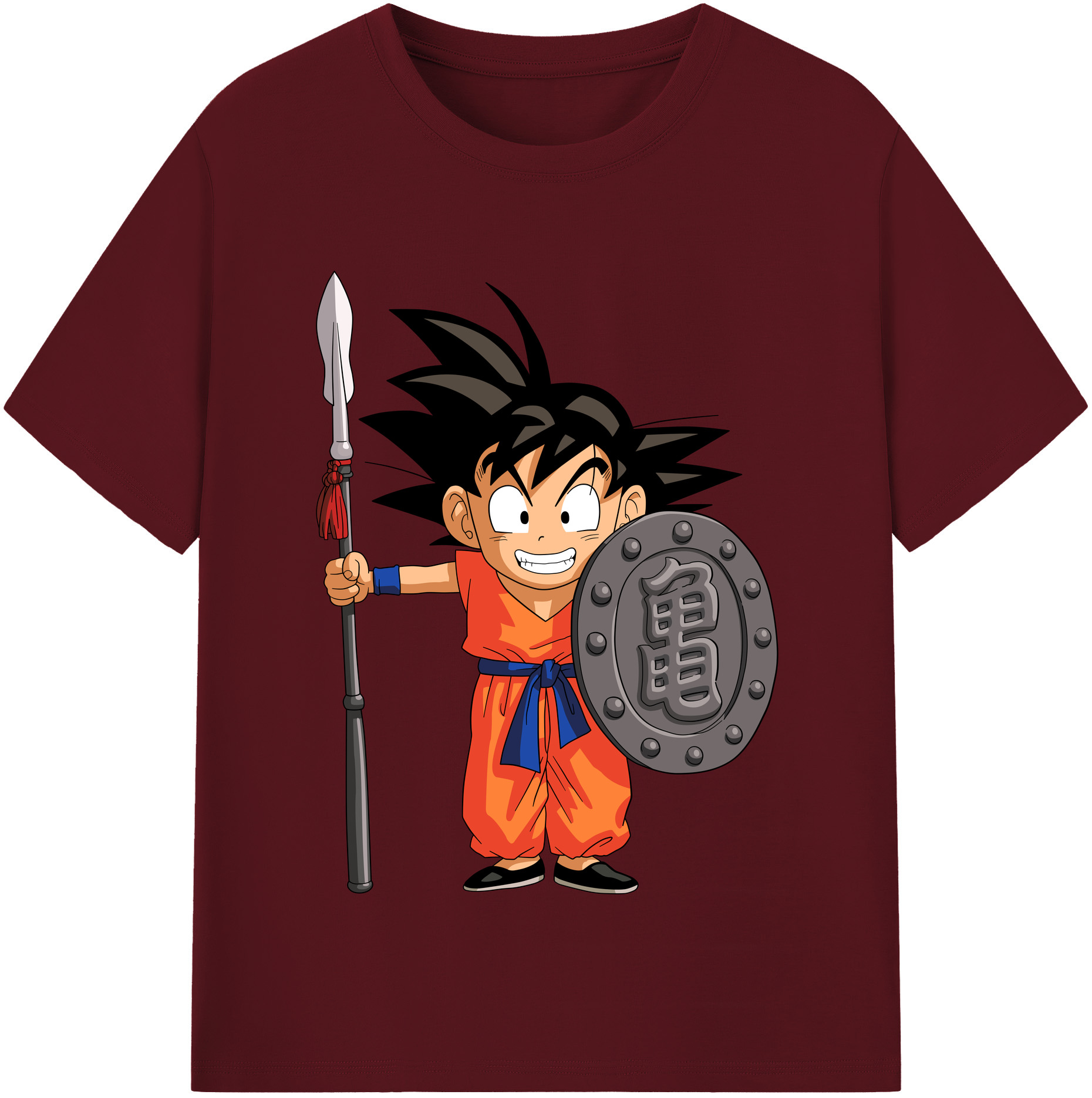 （画像用） ドラゴンボール 孫悟空（そん ごくう）Son Goku カカロット DRAGON BALL Kakarotto 綿100％半袖Tシャツ（フロントプリント）